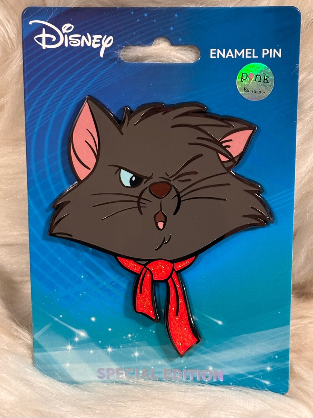 PALM Pink A la Mode Portrait Aristocats Berlioz Angry SE 300 Disney Pin